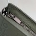 Dior A5 Triangle Pouch with gold zipper