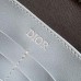 Dior A5 Triangle Pouch with contrast stitching