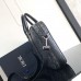 Dior Briefcase Bag in classic black leather