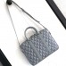 Dior Briefcase Bag in luxurious pebbled leather