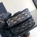 Close-up of Replica Dior Mini Gallop Bag design