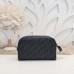 Luxury Dior Black Toiletry Bag on white background