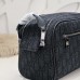 Chic Dior Black Toiletry Bag with signature logo