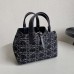 Black Medium Dior Toujours handbag front view