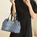 Blue Medium Dior Toujours handbag close-up