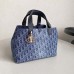 Medium Dior Toujours Bag Blue front view