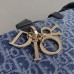 Top view of Medium Dior Toujours Bag Blue