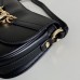 Dior Small CD Besace Bag in Black Leather