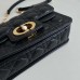 Elegant Dior Jolie Top Handle Bag with Gold Hardware