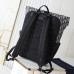 Close-Up of Replica Dior 8 Backpack Buckle & Dior Logo Engraving