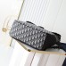 Replica Dior 8 Roll Top Backpack in Black & Beige (Open/Closed)