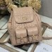Medium Dior Caro Backpack pink