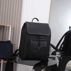 Dior Saddle Backpack Black