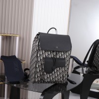 Dior Saddle Backpack Black