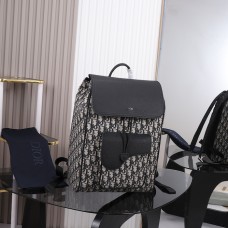 Dior Saddle Backpack Black