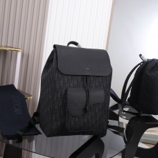 Dior Saddle Backpack Black