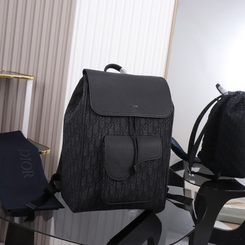 Dior Saddle Backpack Black