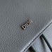 Blue Dior Saddle Backpack with white detailing
