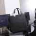 Dior Saddle Tote Bag in black leather