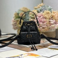 Replica Dior Caro Nano Bucket Bag Black - Top qualirt replica dior bags