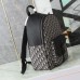 Stylish Replica Dior Saddle Zip Backpack in black