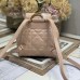 Small Dior Caro Backpack black