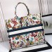 Replica Large Dior Book Tote White Front View
