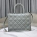 Dior Book Tote Stone Gray