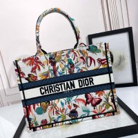 Replica Medium Dior Book Tote White