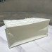 Sleek White Dior Book Tote with Logo
