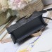 Black leather Dior Book Tote