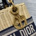 Lady Dior Replica Bag Rattan Close-Up Weaving