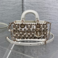 Replica Lady D-Joy Micro Pearls Bag