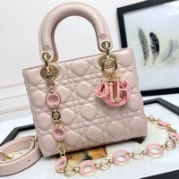 Replica Small Lady Dior Bag Pink Cannage