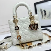 Replica Small Lady Dior Bag White Cannage