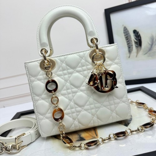 Replica Small Lady Dior Bag White Cannage
