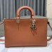 Large Lady D-Sire Bag Dark Brandy