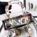Medium White Lady D-Lite Handbag