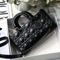 Replica Medium Lady D-Joy Bag Black
