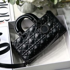 Replica Medium Lady D-Joy Bag Black