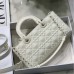 Replica Medium Lady D-Joy Bag in Latte
