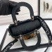 Stylish Medium Black D-Lite Bag Replica