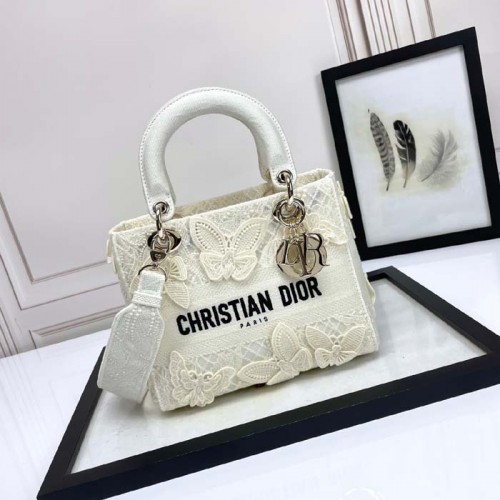 Lady D-Lite Bag White