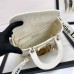 Lady D-Lite white handbag details