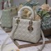 Replica Medium Lady Dior Bag in black