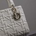 Stylish replica Lady Dior bag in vibrant red