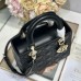 Medium Lady Dior Bag black Flat Cannage Lambskin
