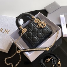 Mini Lady Dior Bag Black