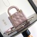 Lady Dior Bag in Pink Leather