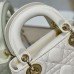 Lady Dior bag in blush pink leather